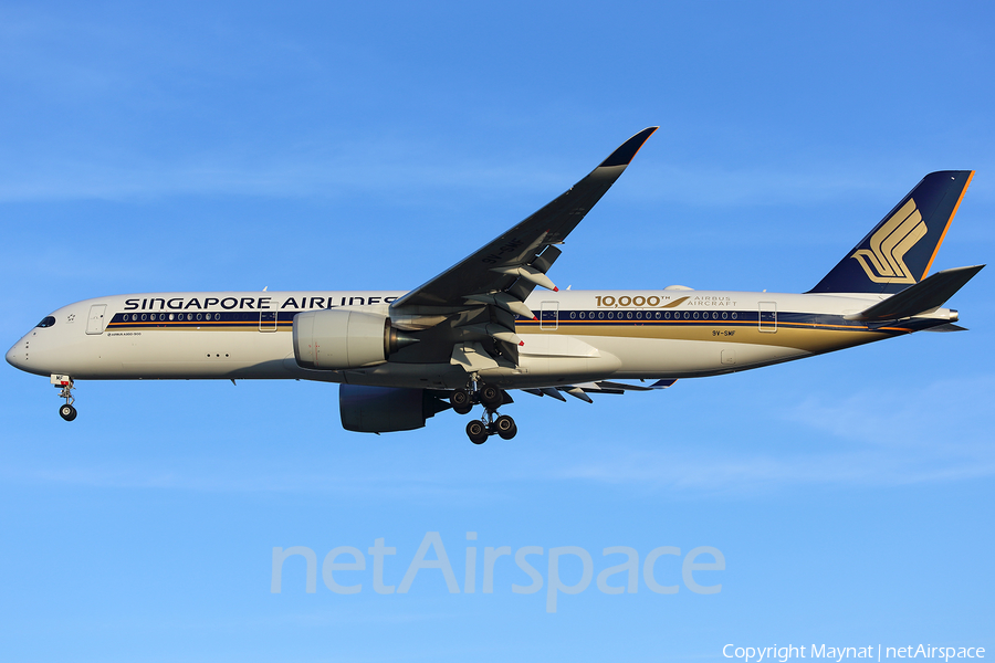 Singapore Airlines Airbus A350-941 (9V-SMF) | Photo 236335