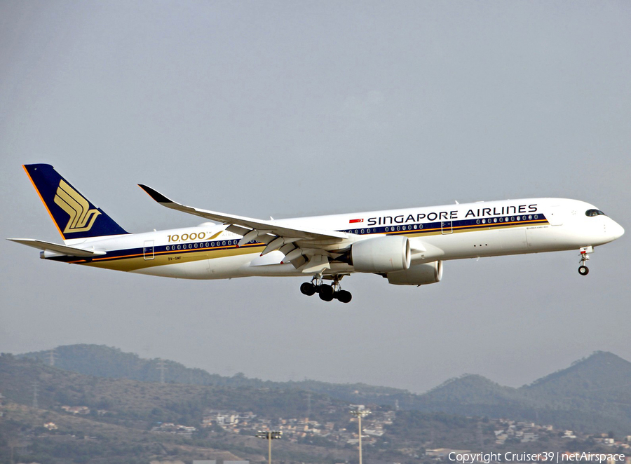 Singapore Airlines Airbus A350-941 (9V-SMF) | Photo 237170