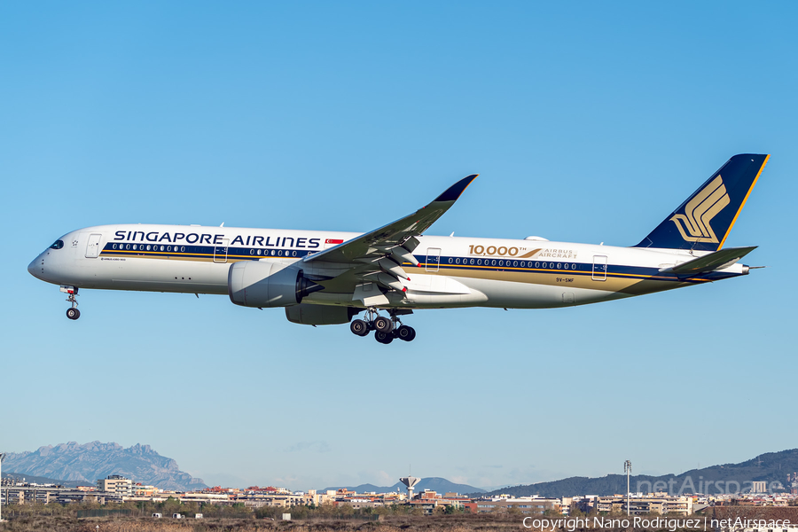 Singapore Airlines Airbus A350-941 (9V-SMF) | Photo 502626