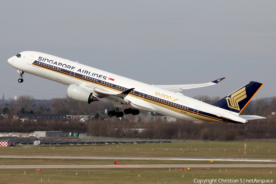 Singapore Airlines Airbus A350-941 (9V-SMF) | Photo 233435