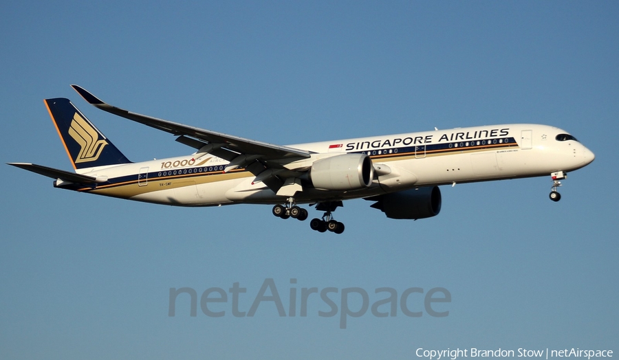 Singapore Airlines Airbus A350-941 (9V-SMF) | Photo 314612