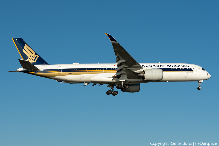 Singapore Airlines Airbus A350-941 (9V-SMG) | Photo 493050