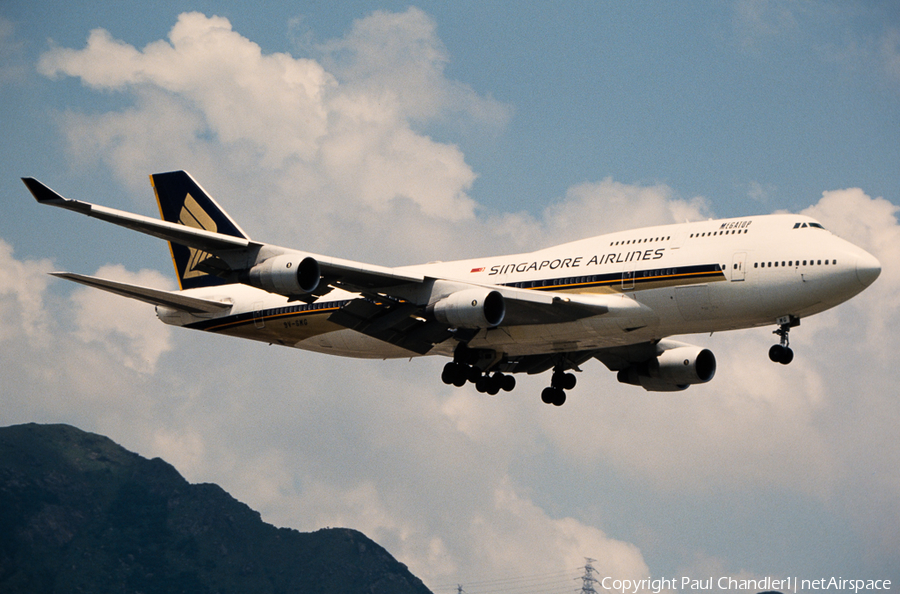 Singapore Airlines Boeing 747-412 (9V-SMG) | Photo 74824