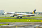 Singapore Airlines Airbus A350-941 (9V-SMK) at  Jakarta - Soekarno-Hatta International, Indonesia