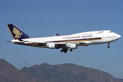 Singapore Airlines Boeing 747-412 (9V-SMK) at  Hong Kong - Kai Tak International (closed), Hong Kong