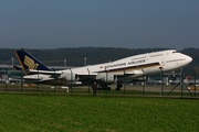 Singapore Airlines Boeing 747-412 (9V-SMM) at  Zurich - Kloten, Switzerland