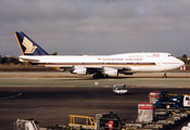 Singapore Airlines Boeing 747-412 (9V-SMQ) at  Los Angeles - International, United States