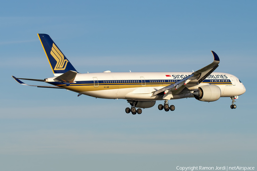 Singapore Airlines Airbus A350-941 (9V-SMR) | Photo 282432