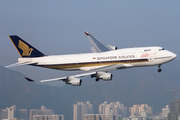 Singapore Airlines Boeing 747-412 (9V-SMU) at  Hong Kong - Kai Tak International (closed), Hong Kong