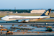 Singapore Airlines Boeing 747-412 (9V-SMV) at  Frankfurt am Main, Germany
