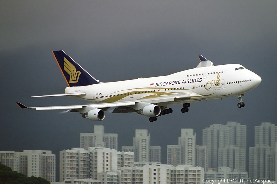Singapore Airlines Boeing 747-412 (9V-SMZ) | Photo 292617