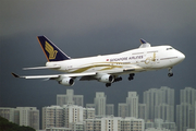 Singapore Airlines Boeing 747-412 (9V-SMZ) at  Hong Kong - Kai Tak International (closed), Hong Kong