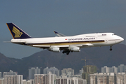 Singapore Airlines Boeing 747-412 (9V-SPA) at  Hong Kong - Kai Tak International (closed), Hong Kong