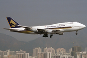 Singapore Airlines Boeing 747-412 (9V-SPB) at  Hong Kong - Kai Tak International (closed), Hong Kong