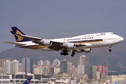 Singapore Airlines Boeing 747-412 (9V-SPC) at  Hong Kong - Kai Tak International (closed), Hong Kong