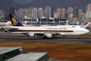 Singapore Airlines Boeing 747-412 (9V-SPC) at  Hong Kong - Kai Tak International (closed), Hong Kong