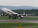 Singapore Airlines Boeing 747-412 (9V-SPF) at  Zurich - Kloten, Switzerland