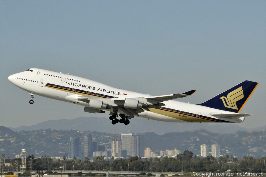 Singapore Airlines Boeing 747-412 (9V-SPO) | Photo 12994