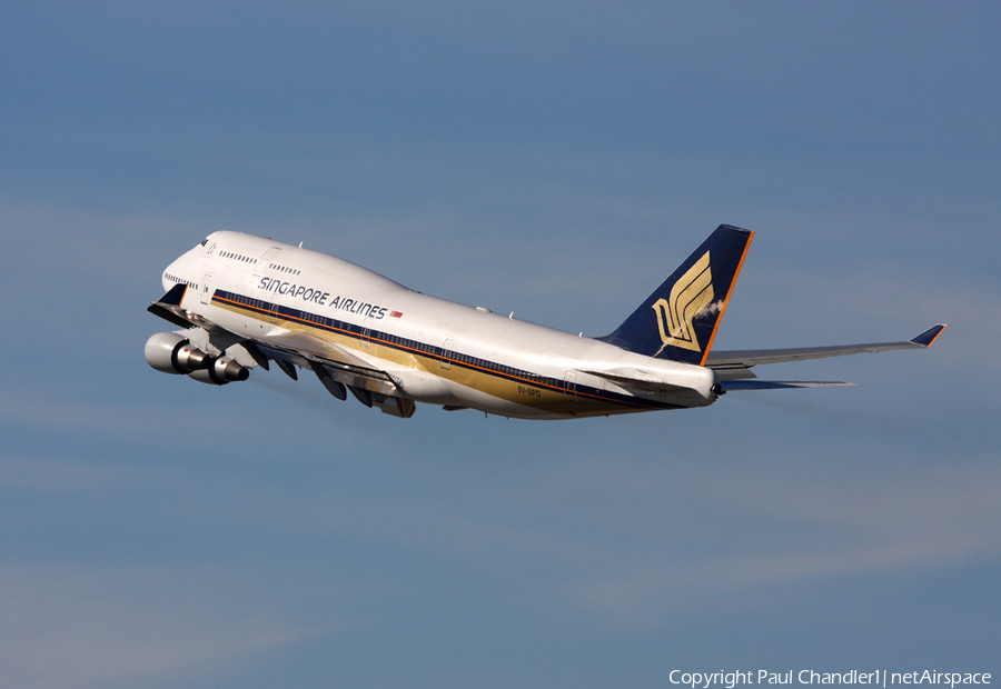 Singapore Airlines Boeing 747-412 (9V-SPO) | Photo 64904