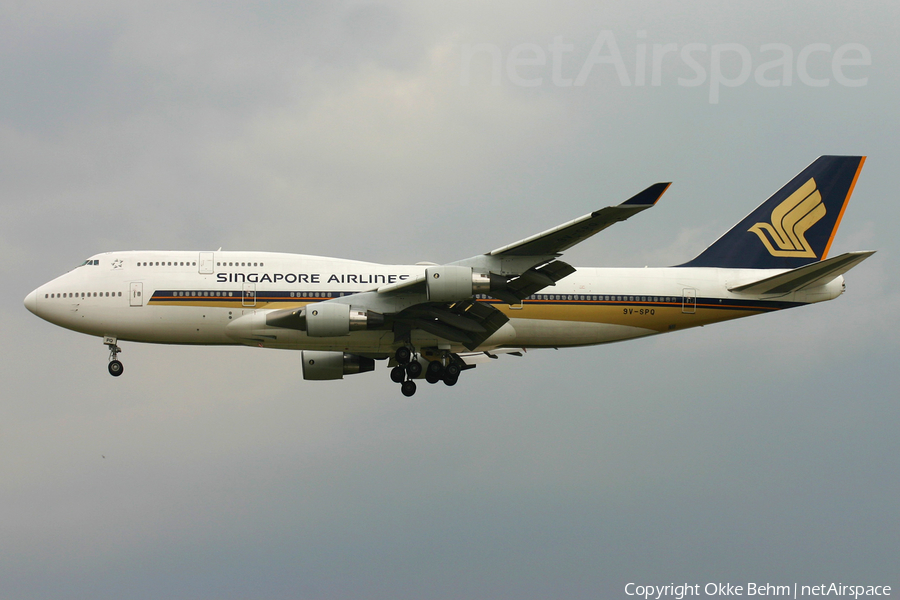 Singapore Airlines Boeing 747-412 (9V-SPQ) | Photo 79049