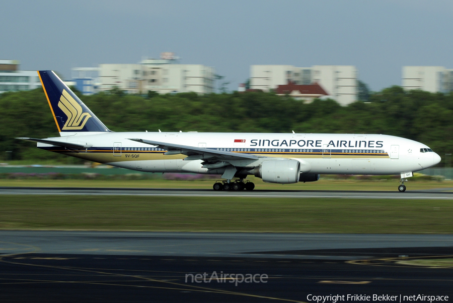 Singapore Airlines Boeing 777-212(ER) (9V-SQF) | Photo 21199
