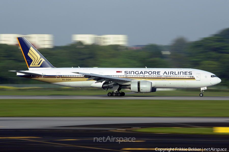 Singapore Airlines Boeing 777-212(ER) (9V-SQH) | Photo 17461