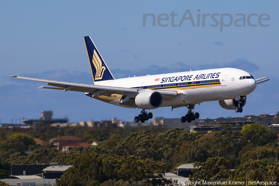 Singapore Airlines Boeing 777-212(ER) (9V-SQM) | Photo 391498