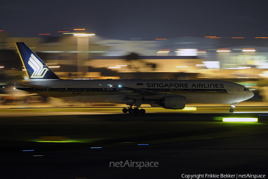 Singapore Airlines Boeing 777-212(ER) (9V-SRO) | Photo 17341