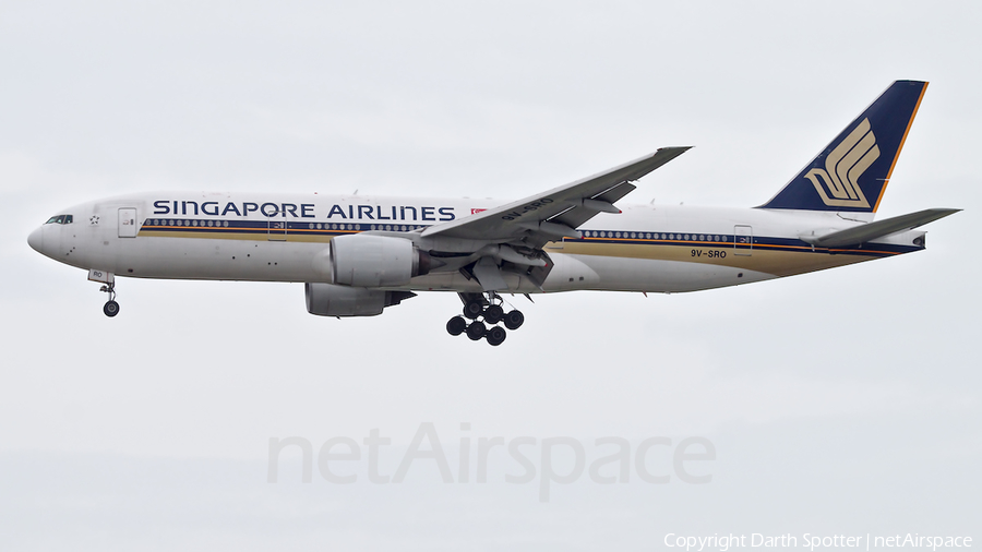 Singapore Airlines Boeing 777-212(ER) (9V-SRO) | Photo 313031