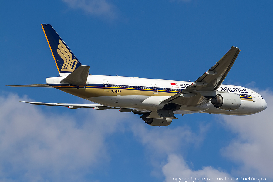 Singapore Airlines Boeing 777-212(ER) (9V-SRP) | Photo 107713