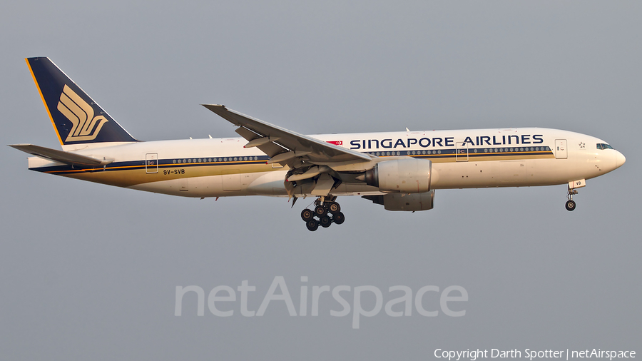 Singapore Airlines Boeing 777-212(ER) (9V-SVB) | Photo 317620