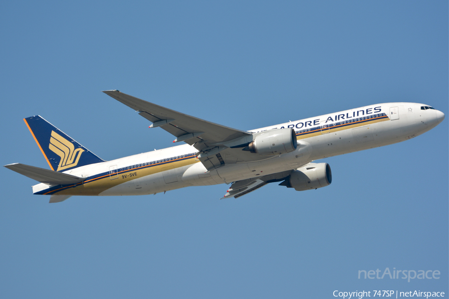 Singapore Airlines Boeing 777-212(ER) (9V-SVE) | Photo 42229