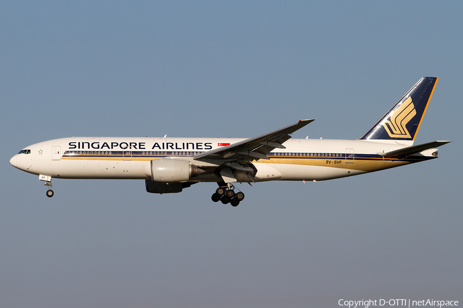 Singapore Airlines Boeing 777-212(ER) (9V-SVF) | Photo 507783