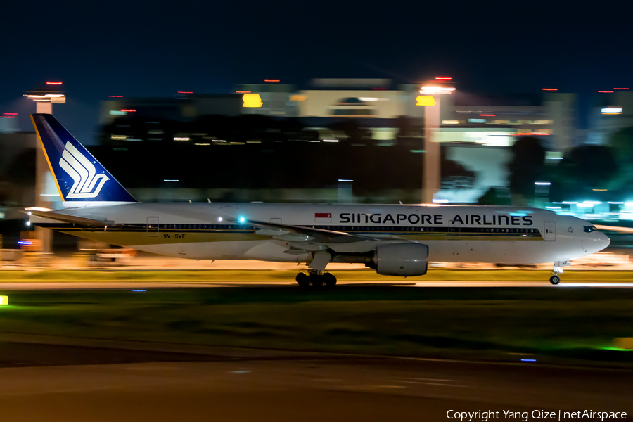 Singapore Airlines Boeing 777-212(ER) (9V-SVF) | Photo 185420