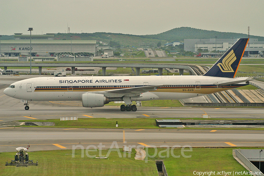 Singapore Airlines Boeing 777-212(ER) (9V-SVG) | Photo 381525