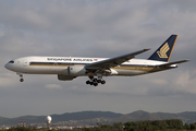 Singapore Airlines Boeing 777-212(ER) (9V-SVH) at  Barcelona - El Prat, Spain