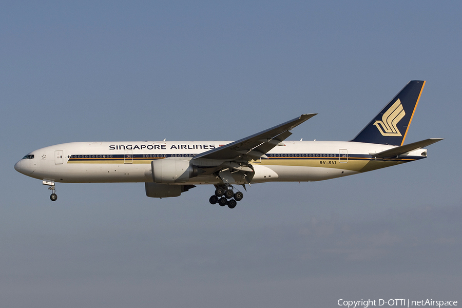 Singapore Airlines Boeing 777-212(ER) (9V-SVI) | Photo 276830