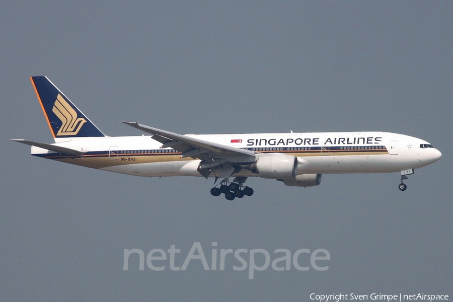 Singapore Airlines Boeing 777-212(ER) (9V-SVJ) | Photo 35587