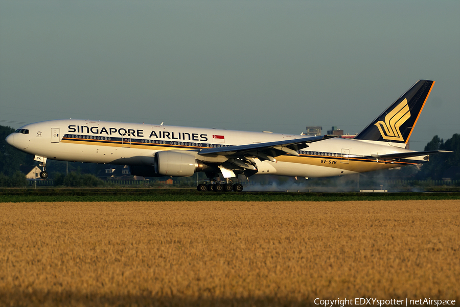 Singapore Airlines Boeing 777-212(ER) (9V-SVK) | Photo 280320