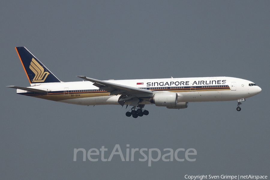 Singapore Airlines Boeing 777-212(ER) (9V-SVK) | Photo 17447