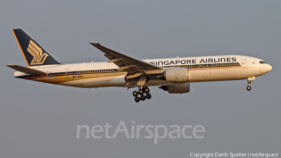 Singapore Airlines Boeing 777-212(ER) (9V-SVN) | Photo 317622