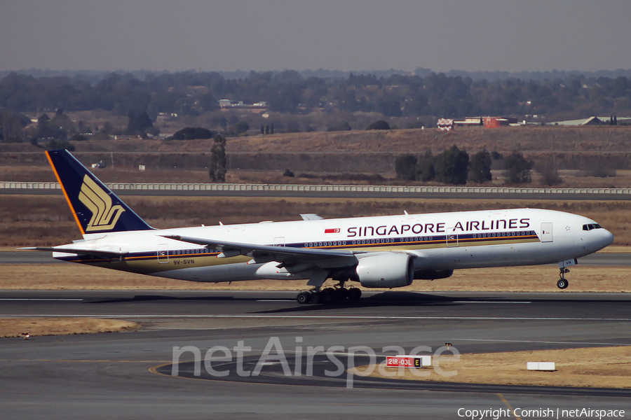 Singapore Airlines Boeing 777-212(ER) (9V-SVN) | Photo 8443