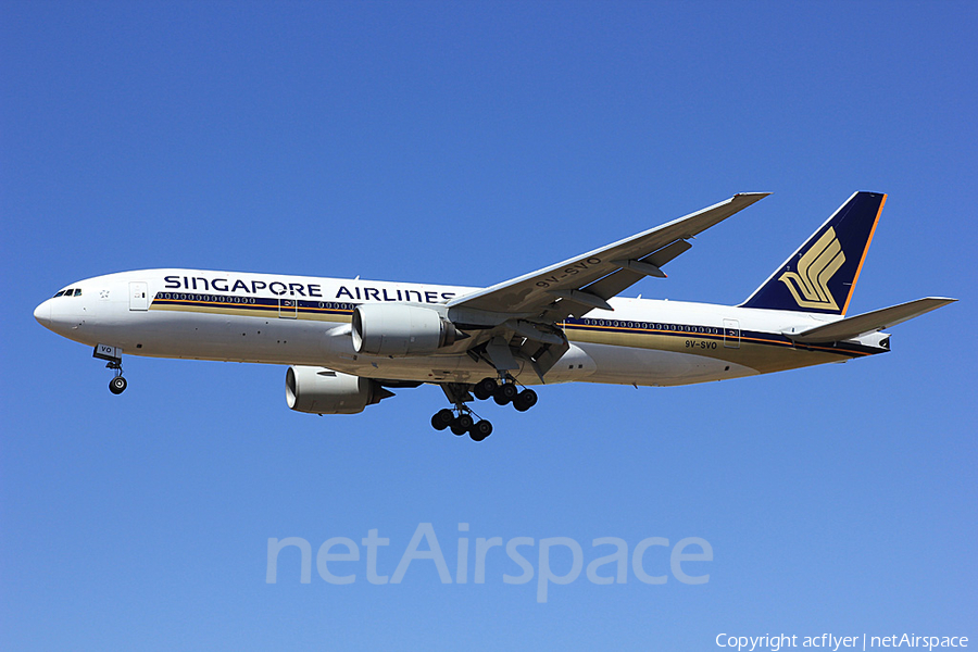 Singapore Airlines Boeing 777-212(ER) (9V-SVO) | Photo 382101
