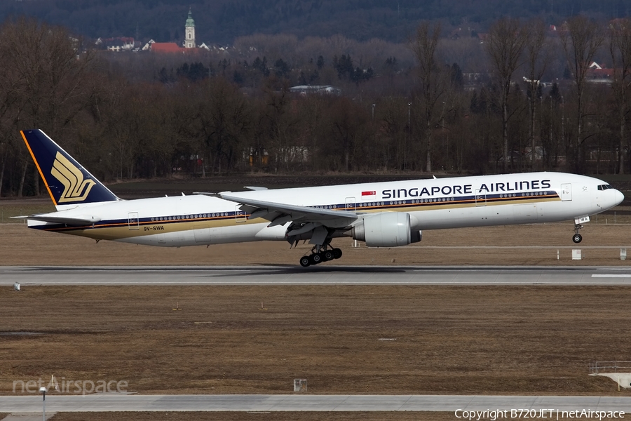 Singapore Airlines Boeing 777-312(ER) (9V-SWA) | Photo 69353