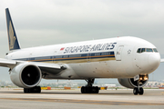 Singapore Airlines Boeing 777-312(ER) (9V-SWD) at  Barcelona - El Prat, Spain