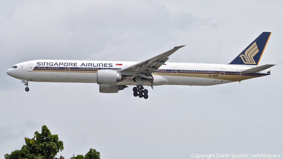 Singapore Airlines Boeing 777-312(ER) (9V-SWD) | Photo 313471