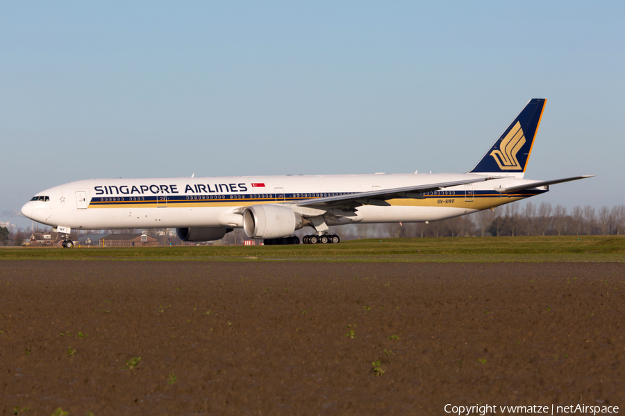 Singapore Airlines Boeing 777-312(ER) (9V-SWF) | Photo 96741