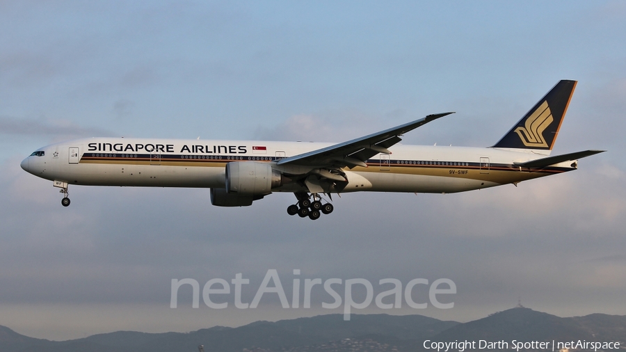 Singapore Airlines Boeing 777-312(ER) (9V-SWF) | Photo 223693