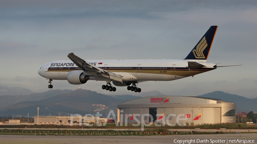 Singapore Airlines Boeing 777-312(ER) (9V-SWF) | Photo 223694