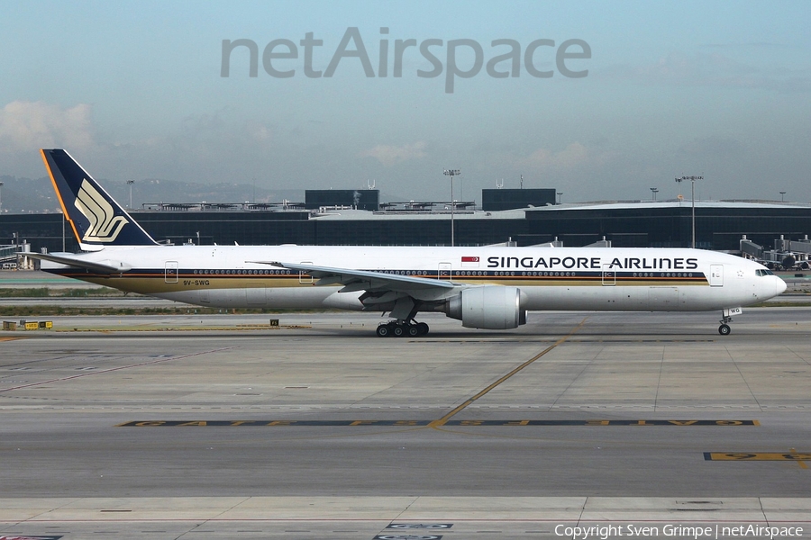 Singapore Airlines Boeing 777-312(ER) (9V-SWG) | Photo 106418